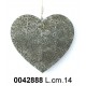 Pendaglio Cuore Cm14 Grigio Ad138675 Grigio*Disp.Nr.