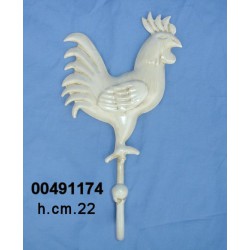 Gancio 1P Gallo Ferro Dz180750 Bianco