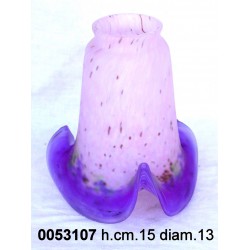 Campanella Rosa P/Vetro 3 Becc Nr.8216 1G