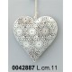 Pendaglio Cuore L.Cm.11 Bianco Ad134076*Disp. 11/2014*Nr.