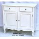 Credenza 2 Cassetti Bianco