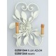 Applique Cuore 2 L. Elettr. Bianco