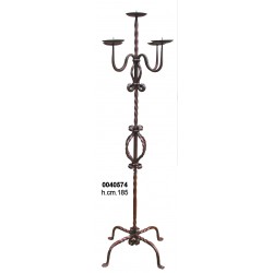 Candelabro Torse' 5L Ferro