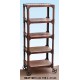 Etagere 5 Ripiani Con Ruote Pc