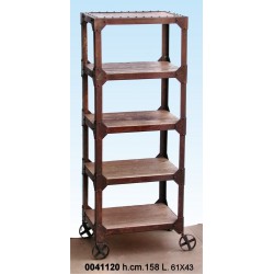 Etagere 5 Ripiani Con Ruote Pc