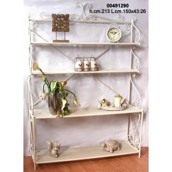 Etagere Grande Ferro Bianca H. Cm.213X150