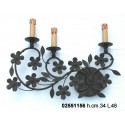 Applique Bouquet 3 L.Sx H.34 L.48 Elettr.