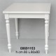 Tavolo Legno Bianco Cm.80X80X80