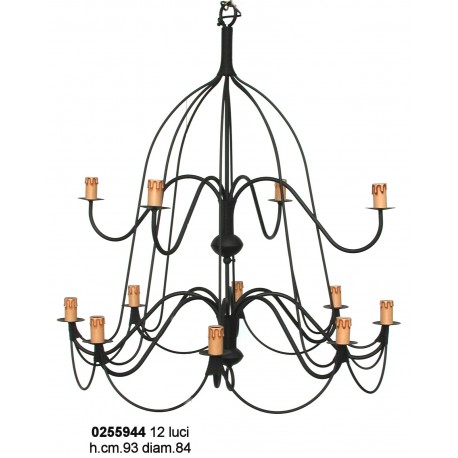 Lampadario York 12 L. Elettr.