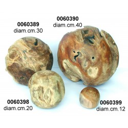 SFERA LEGNO TEAK CM.12