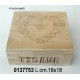 Scatola Porta The 4P Legno La Dolce Vita Fd14072Anr.